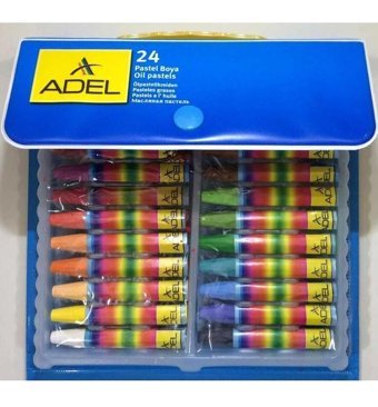 Adel Adeland Taşıma Çantalı 24'lü Pastel Boya