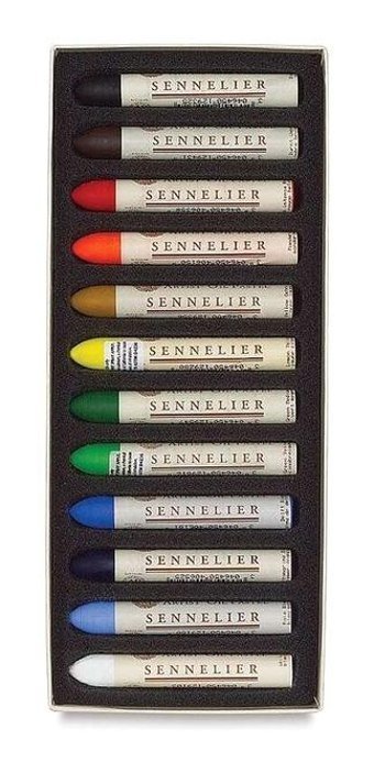 Sennelier Artist Yağlı Seti 12'li Pastel Boya