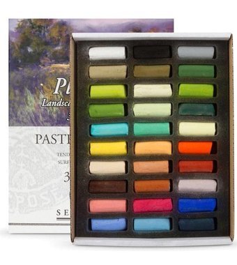 Sennelier Soft Pastel Landscape Seti 30'Lu Yarım Boy Pastel Boya