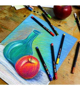 Uni Posca Kalemi 24'lü Kalem Kutu Set Pastel Boya