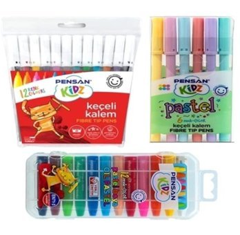 Pensan Keçeli Seti Pastel Boya