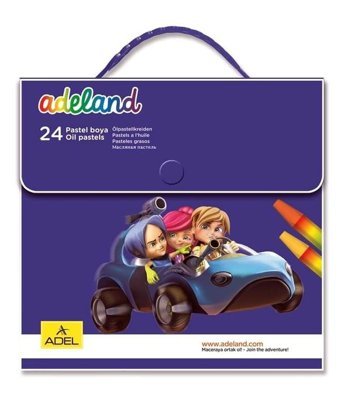 Adeland 24'lü Çantalı Pastel Boya