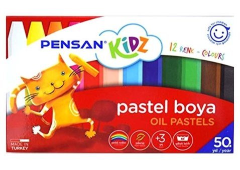 Pensan Kidz Pe98060Pb12R 12 Renk Pastel Boya