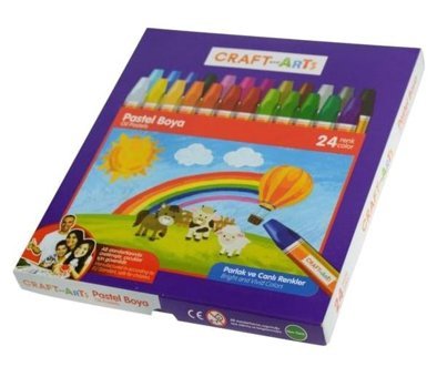 Craft And Arts 24'lü Parlak ve Canlı Pastel Boya