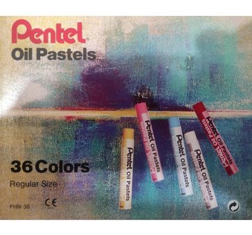 Pentel 36'lı Yağlı Pastel Boya