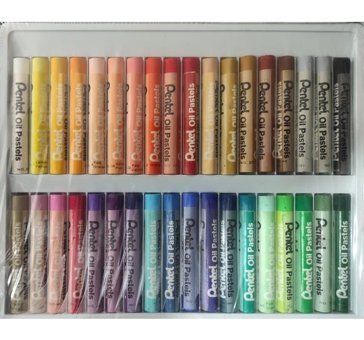 Pentel 36'lı Yağlı Pastel Boya