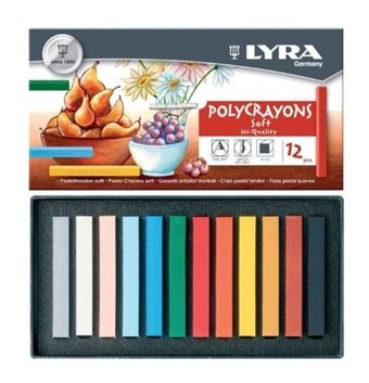 Lyra Polycrayons Soft Toz 12'li Pastel Boya