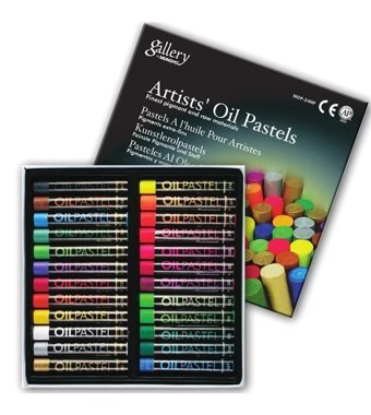 Mungyo Gallery Artists Oil 24'lü Set Metalik + Fosforlu Ren Pastel Boya