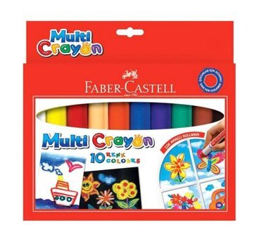 Faber-Castell Multi Crayon Pastel 10'lu Pastel Boya