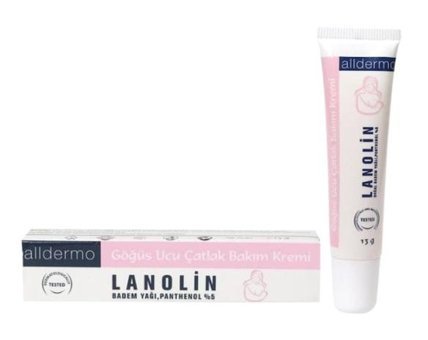 Alldermo Çatlak Önleyici Lanolinli 13 gr Göğüs Ucu Kremi