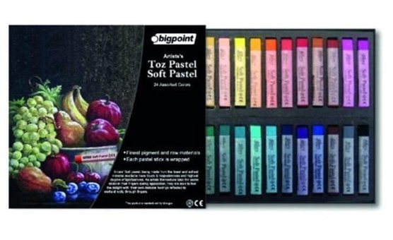 Bigpoint Artists' Soft Pastel 24 Pastel Boya