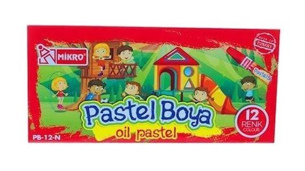Mikro Kapaklı 12 Renk Pb12N Pastel Boya