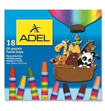 Adel Karton Kutu 18'li Pastel Boya
