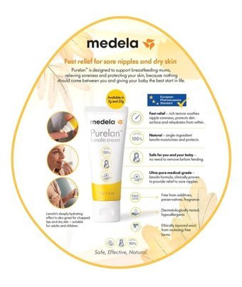 Medela Purelan Lanolin Lanolinli Doğal Göğüs Ucu Kremi