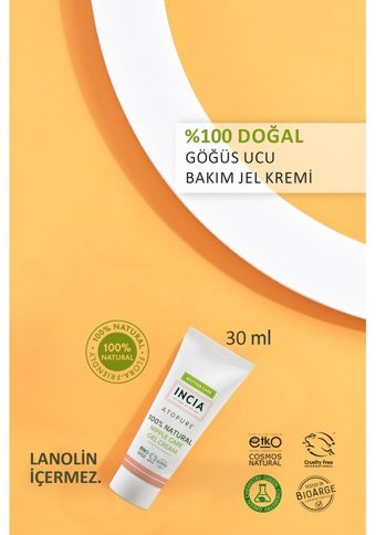 Incia Lanolinli Doğal 30 ml Göğüs Ucu Kremi