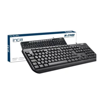 A4Tech IK-274QU Türkçe Q Kablolu Siyah Normal Klavye