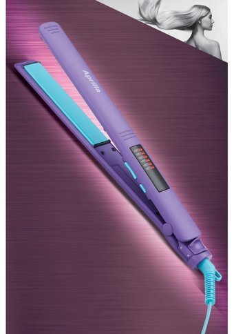 Aprilla AHS2052 Dereceli 25 mm Seramik Saç Düzleştirici Mor
