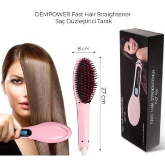 Krh&shopping 9023374082442 Dereceli Seramik Saç Düzleştirici Tarak
