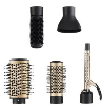 Rexon 5'i 1 Arada Hot Air Brush Dereceli 16 mm Seramik Saç Düzleştirici