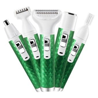 Weichuang Koltuk Altı Genital Bölge Yüz Bacak İçin Kablosuz Işıklı Mini Epilasyon Cihazı Yeşil