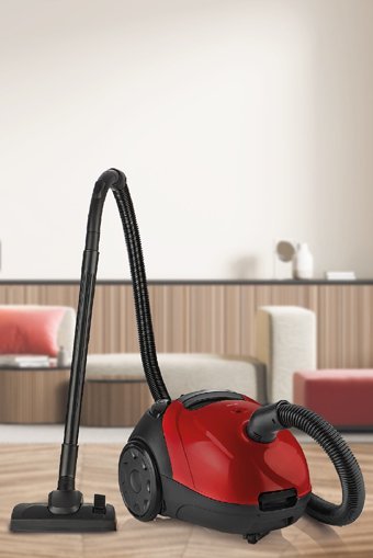 Goldmaster Titiz 700 W Yatay Toz Torbalı Süpürge Kırmızı