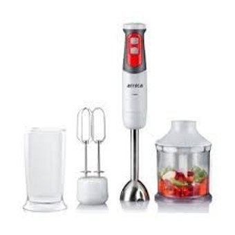 Arnica Diva Trend GH2159 1200 ml Plastik Hazneli Turbolu Çift Bıçaklı 3'lü Blender Seti Beyaz