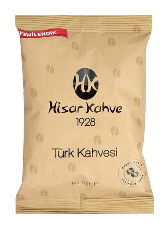 Hisar Sade Orta Kavrulmuş Türk Kahvesi 12x100 gr