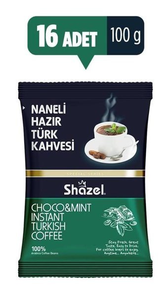 Shazel Naneli Türk Kahvesi 16x100 gr