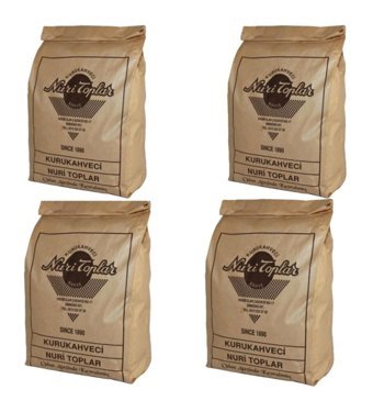 Nuri Toplar Sade Orta Kavrulmuş Türk Kahvesi 4x250 gr