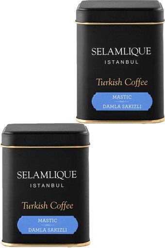 Selamlique Damla Sakızlı Orta Kavrulmuş Türk Kahvesi 2x125 gr