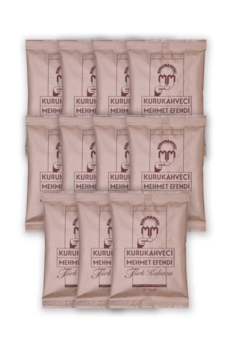 Kurukahveci Mehmet Efendi Sade Orta Kavrulmuş Türk Kahvesi 11x100 gr