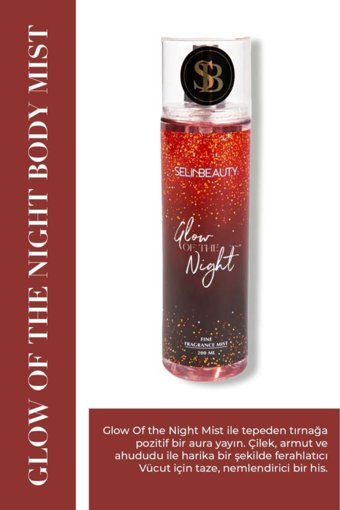 Selin Beauty Glow Of The Night Kadın Vücut Spreyi 200 ml