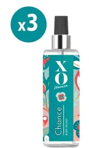 Xo Chance Kadın Vücut Spreyi 3x150 ml