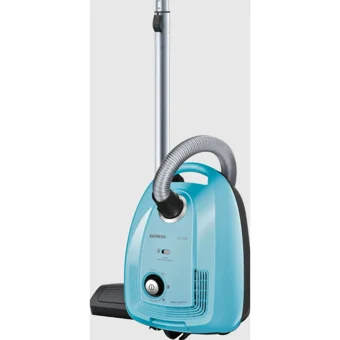 Siemens VSC3A330A 600 W Yatay Hepa Filtreli Turbo Başlıklı Toz Torbalı Süpürge Mavi