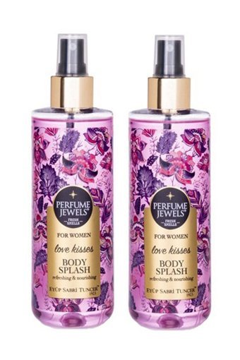 Eyüp Sabri Tuncer Love Kisses Çiçeksi-Meyvemsi Kadın Vücut Spreyi 2x250 ml