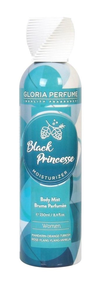 Gloria Perfume Black Princesse Çiçeksi Kadın Vücut Spreyi 250 ml