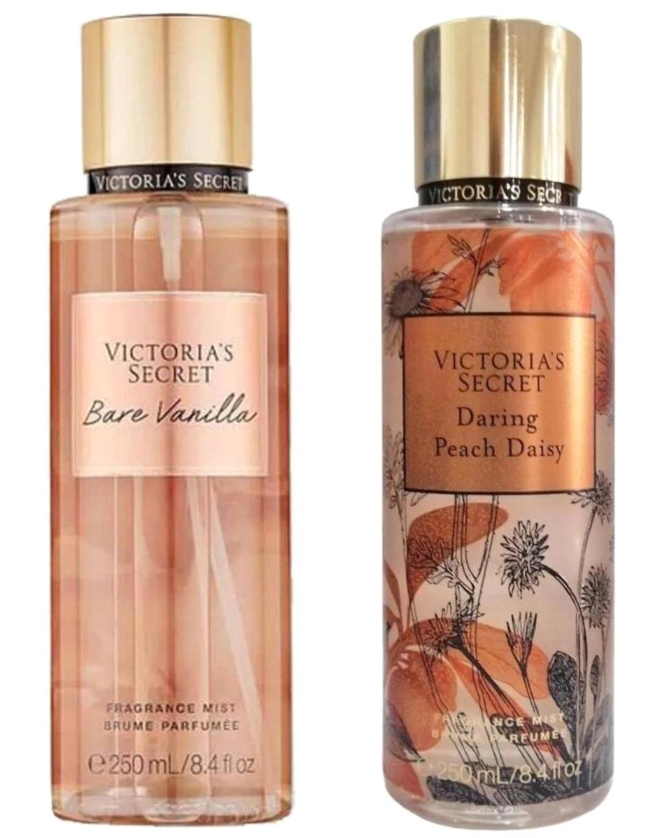 Victoria's Secret Bare Vanilla-Daring Peach Daisy Kadın Vücut Spreyi 2x250 ml