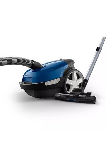 Philips Performer Compact 900 W Yatay Hepa Filtreli Toz Torbalı Süpürge Mavi