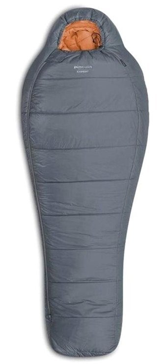 Pinguin Expert -36 Derece Polyester Dört Mevsim Dağcılık Tek Kişilik Yetişkin Uyku Tulumu Gri