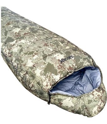 Savage Ys-525 -25 Derece Polyester Kış Kamp Tek Kişilik Yetişkin Uyku Tulumu Haki