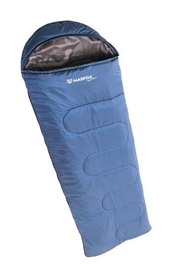Madfox Cavery Stone -20 Derece Polyester Kış Kamp Tek Kişilik Yetişkin Uyku Tulumu Mavi