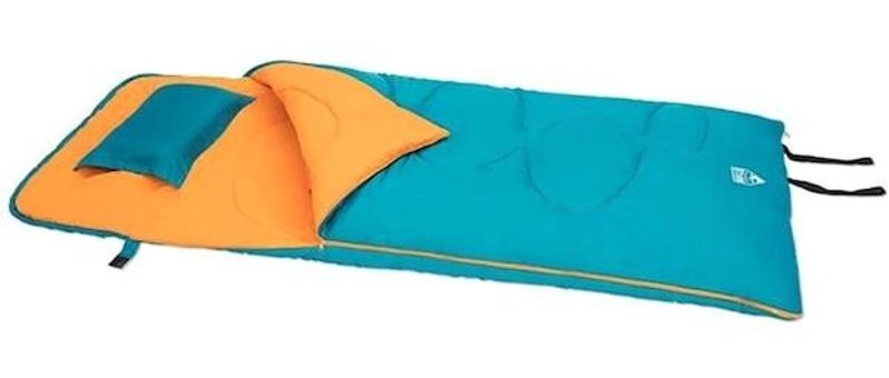 Bestway Pavillo 68101 6 Derece Polyester Dört Mevsim Kamp Tek Kişilik Yetişkin Uyku Tulumu Turkuaz