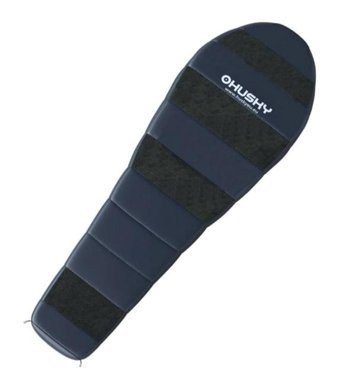 Husky Anapurna -28 Derece Polyester Kış Kamp Tek Kişilik Yetişkin Uyku Tulumu Siyah