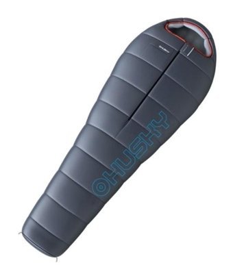 Husky Anapurna -28 Derece Polyester Kış Kamp Tek Kişilik Yetişkin Uyku Tulumu Siyah