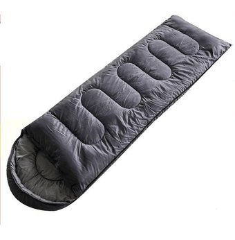 Shufa -5 Derece Polyester Dört Mevsim Kamp Tek Kişilik Yetişkin Uyku Tulumu Gri