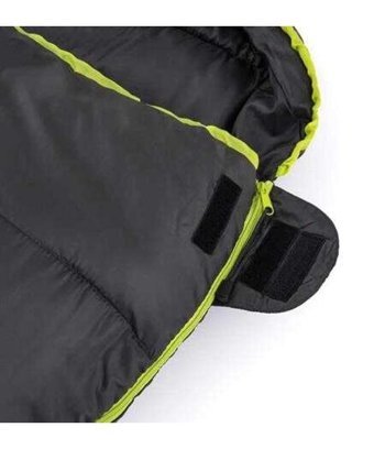 Loap Laghau -5 Derece Polyester Kış Kamp Tek Kişilik Yetişkin Uyku Tulumu Siyah
