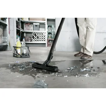 Karcher WD3 1000 W Yatay Toz Torbalı Süpürge Sarı