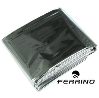 Ferrino 15 Derece Sentetik Dört Mevsim Kamp Tek Kişilik Yetişkin Uyku Tulumu Siyah