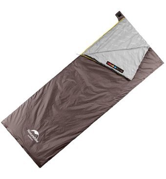Naturehike -3 Derece Sentetik Kış Dağcılık Tek Kişilik Yetişkin Uyku Tulumu Kahverengi