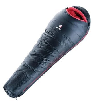 Deuter - 44 Derece Kaz Tüyü Kış Dağcılık Tek Kişilik Yetişkin Uyku Tulumu Gri